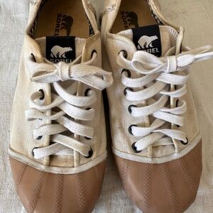 Sorel Women's Sneakers in Cream and Tan